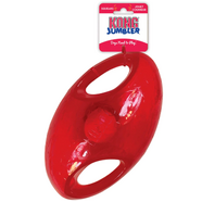 KONG Jumbler Football - Medium/ Large  *FREE KONG Airdog Squeaker ball with rope*